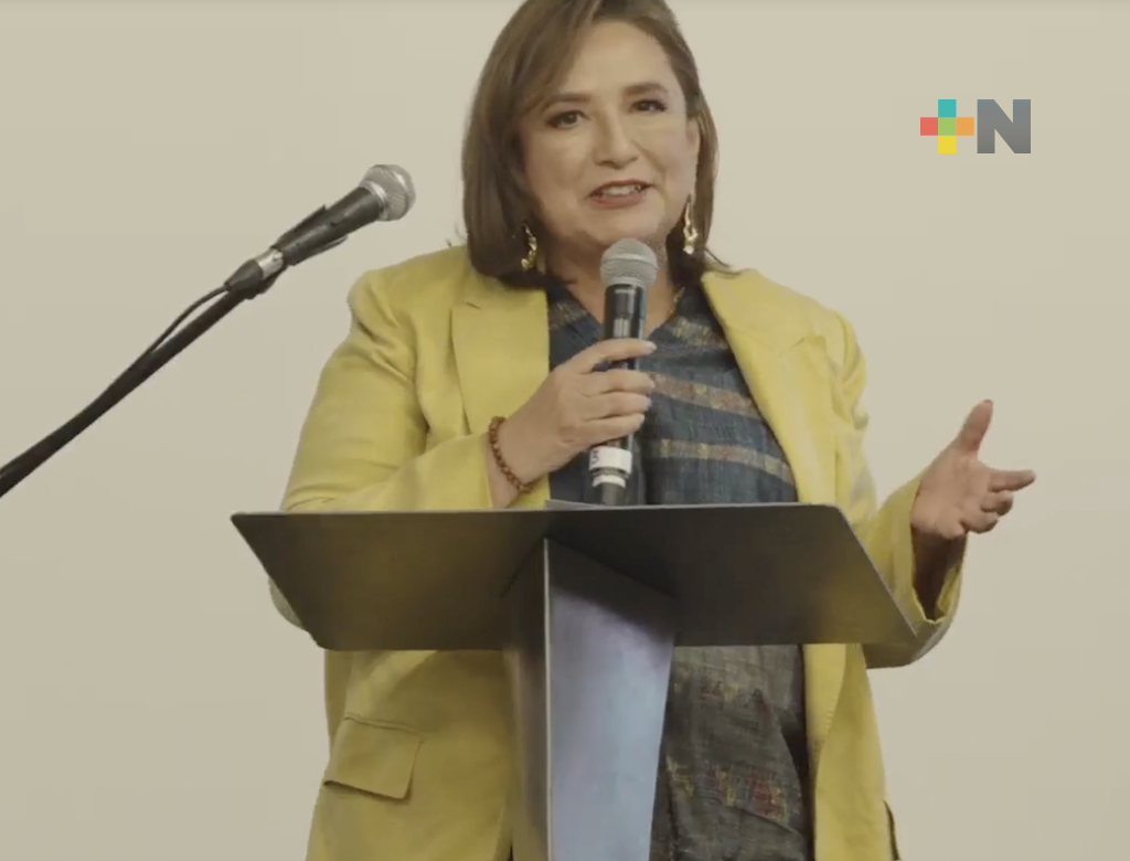 En Tijuana, Xóchitl Gálvez dijo que buscará frenar la entrada de armas al país